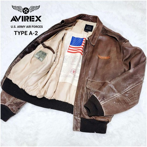 Avirex veste cuir - veste, a-2