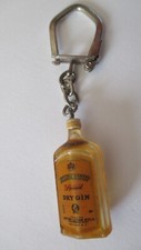 60s Keychain, SILVERTOP Special DRY GIN 3D Bottle, Erven Lucas Bols