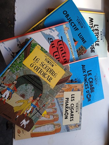 Casterman lot tintin - 6, bd