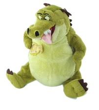 Peluche doudou Crocodile vert