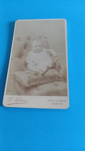Photo cdv enfant bébé - cdv,