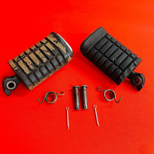 DT50 FOOT PEGS WIDE FOOTPEGS GENUINE OEM YAMAHA 1988 DT50LC DT 50 LC (1988-1990)