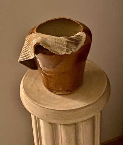 Lourd vase grès vernissé - lourd,