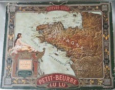 LU / Lefèvre-Utile - CARTE DE LA BRETAGNE - Hippolyte Berteaux 