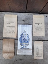 Lot Sachets Anciens Pharmacie