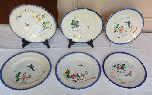 Anciennes assiettes plates - assiettes,