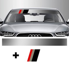  BANDE PARE SOLEIL POUR AUDI SPORT RACING AUTOCOLLANT STICKER BD560-1