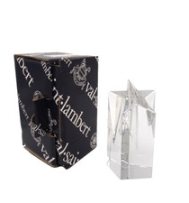 PENTAGONE STAR PRESSE PAPIERS PAPERWEIGHT VAL SAINT LAMBERT BELGIUM CRYSTAL