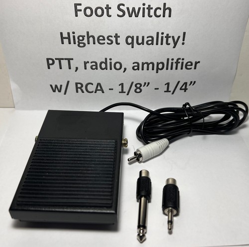 Foot switch ptt 8 1 - mm, 1/8