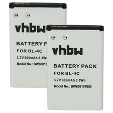 2 Batteries pour Nokia 108
