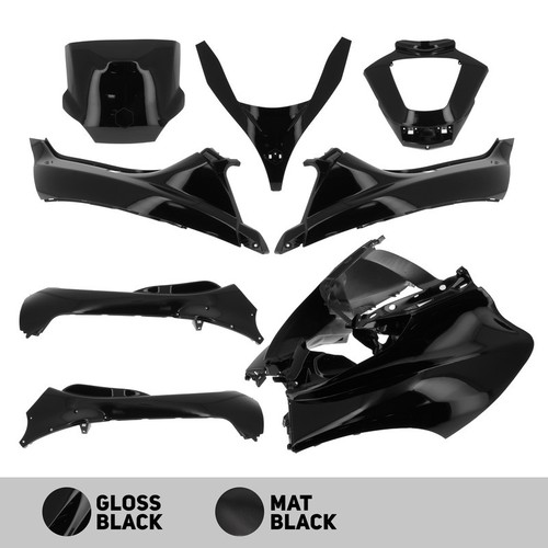 Carénage noir mat piaggio - noir,