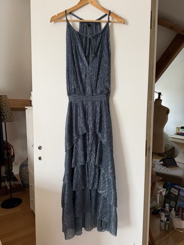 Maje robe maxi bleu taille - maje,