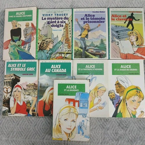 Lot livres alice - 9,