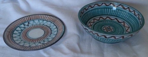 Saladier assiette à - et,