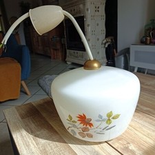 suspension vintage opaline et