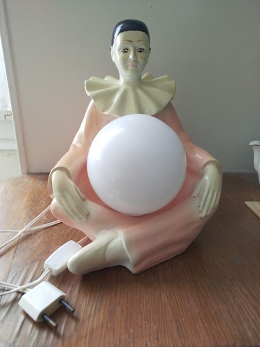 Lampe vintage pierrot - vintage,