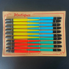 OLD VINTAGE DISPLAY STAND - 20 NIB HOLDERS - 4 TONIC COLORS - MF FRANCE -