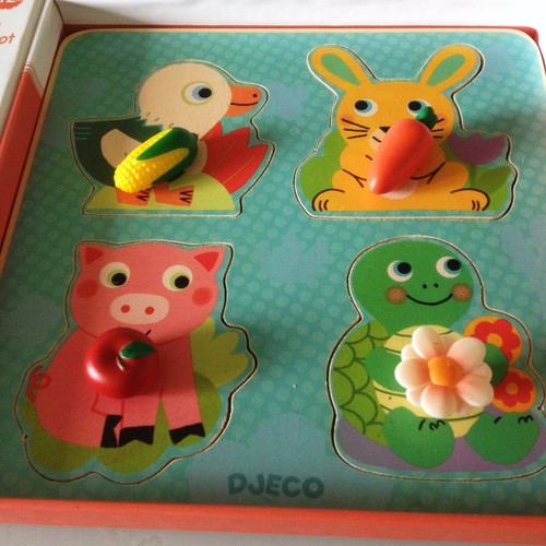 Djeco puzzle croc carrot - puzzle, croc-carrot