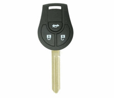 Pour NISSAN Juke Micra Coque Clés Auto 3 boutons de Remplacement Car Key Case