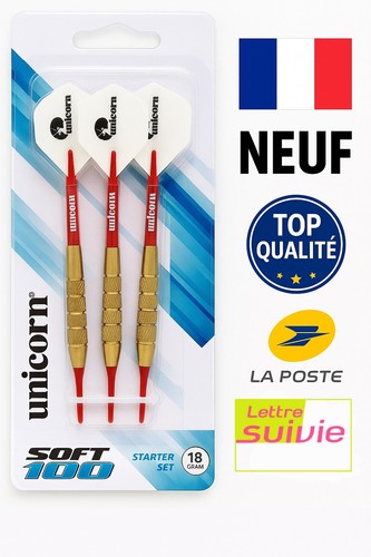 Fléchettes unicorn soft - unicorn, 100