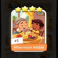 Afternoon Nibble - Monopoly_Go_4 Star⭐⭐⭐⭐ Sticker ⚡⚡ Fast Delivery⚡⚡