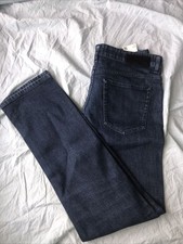 Hugo Boss Albany Slim Straight Fit Mens Jeans W32 L32 Stretch Light Blue Zip Fly