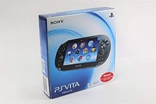 Playstation vita 3G/Wi-Fi model CRISTAL BLACK PCH-1100 AB01 Ps vita Excellent