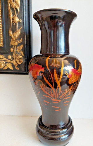 Sublime vase bois laqué - sublime, en