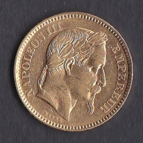 Francs napoleon iii 1862 - or,