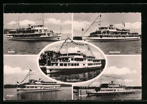 Carte postale bateaux - , à
