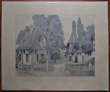 dessin crayon 1958 par S