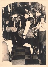 OLD PHOTOGRAPH AT PATACHOU PARISIAN CABARET DANCER AND SINGER