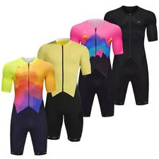 Miloto Tri Suit Padded One Piece Triathlon Suit Skinsuit Compression Unisex