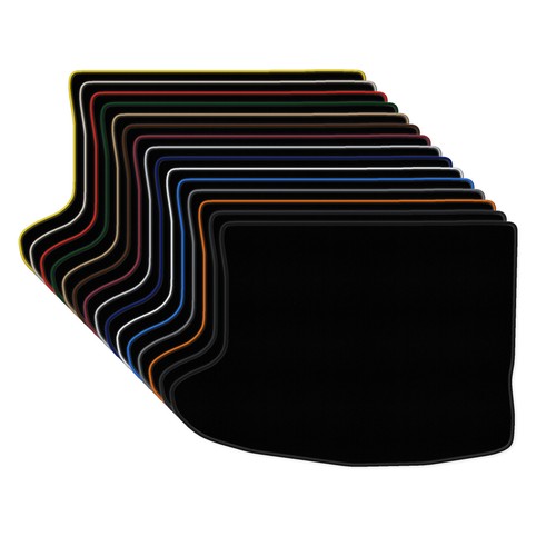 Noir tapis coffre - noir, velour