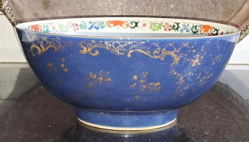 Bol coupe punch chinois bleu - bol, coupe-punch