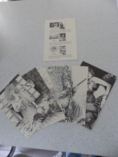 série de 6 Ex-Libris par JC SERVAIS