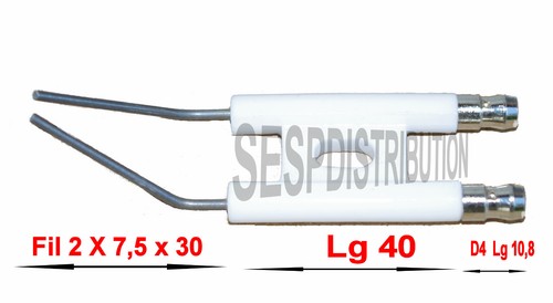 Electrode allumage cosse de - electrode, d'allumage