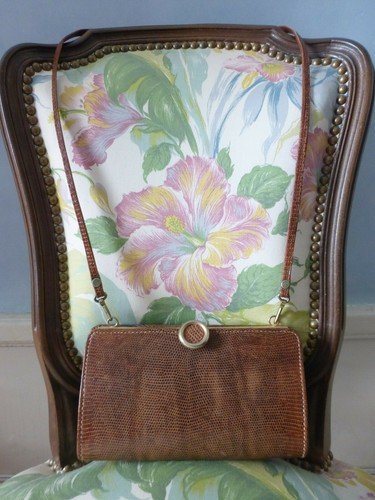 Sac baguette lézard - baguette, en