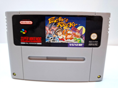 Pocky rocky super nintendo - rocky,
