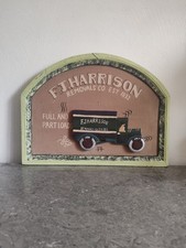 F.J Harrison Wooden Billboard. Style Country Corner. Vintage