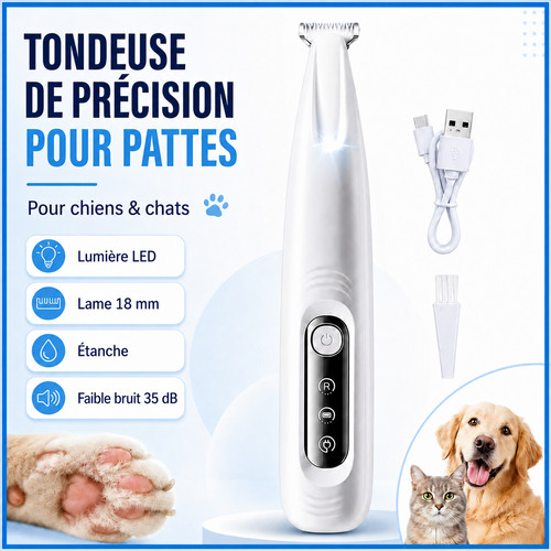 Tondeuse pattes chien chat - pattes,