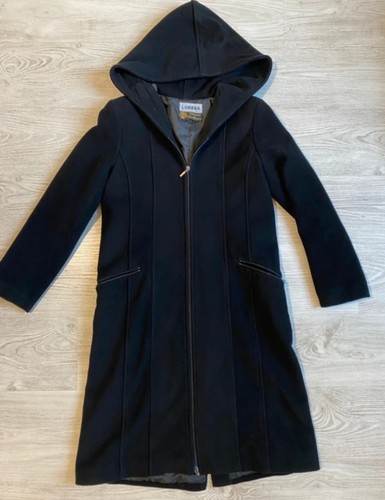 Manteau long noir - long, cachemire