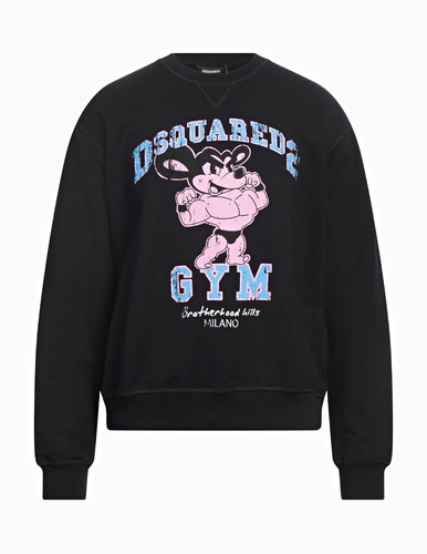 Dsquared2 men black crew - black,