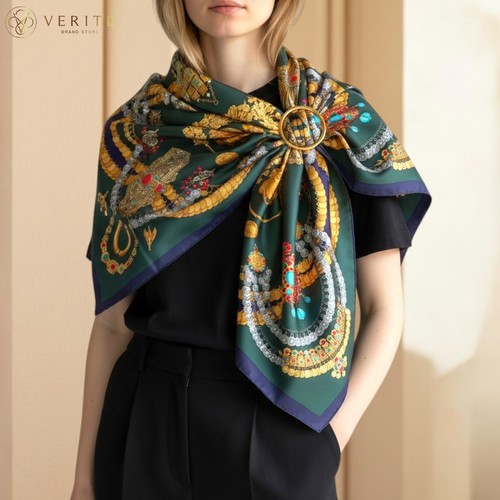 Rare vintage foulard soie - vintage,