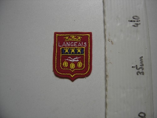 Langeais ecusson brode - langeais,
