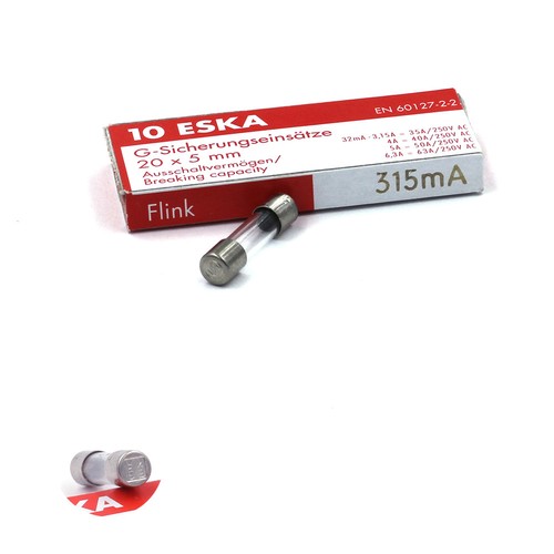 Fusible verre 5x20 - , rapide