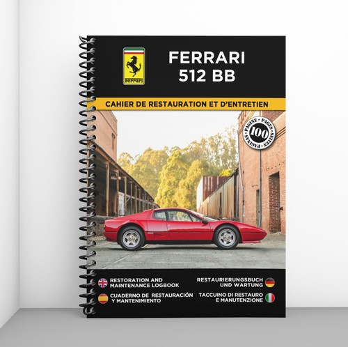 Ferrari 512 cahier de - bb,