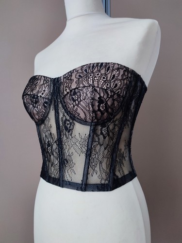 Corset bustier dentelle - corset, en