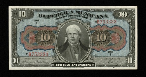 Billet mexique revolution - billet, mexique,