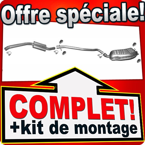 Echappement pour bmw 0 - 3.0, d